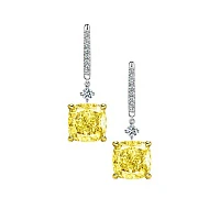 Украшение GIA  Серьги с бриллиантами 2,01/2,05 ct. W To X Range/IF-VVS2    