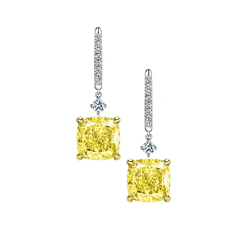 Украшение GIA  Серьги с бриллиантами 2,01/2,05 ct. W To X Range/IF-VVS2    