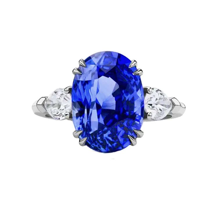 Украшение GIA  Кольцо С Сапфиром 7,27 Ct.   