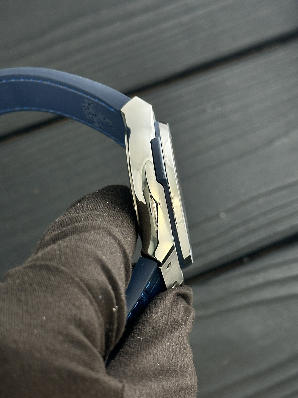 Часы Hublot  Classic Fusion Chronograph Titanium Blue 45 Mm  521.NX.7170.LR