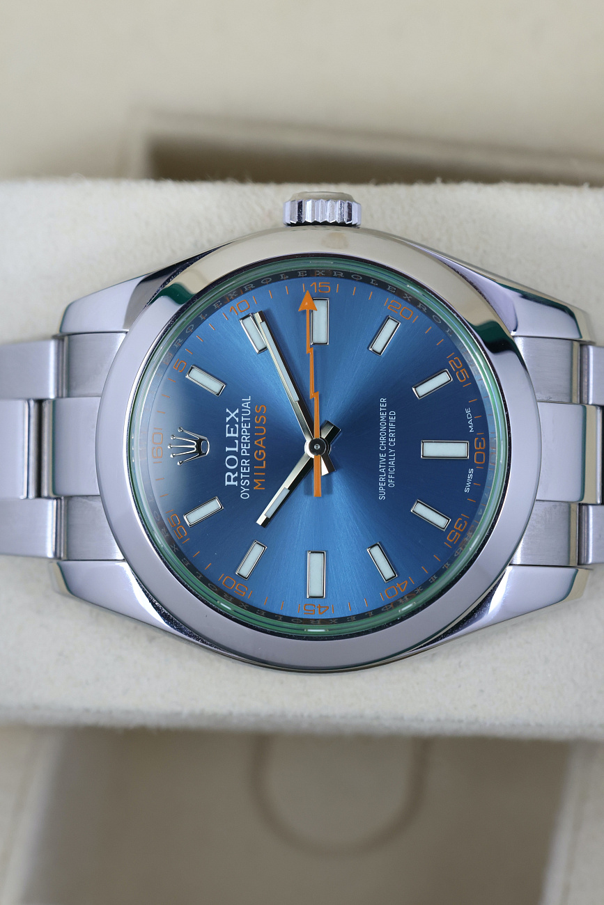 Часы Rolex  Milgaus Z-Blue Dial  116400GV