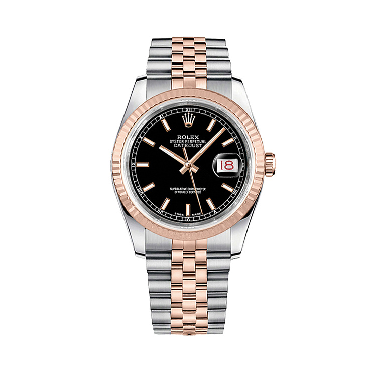Часы Rolex  Oyster Perpetual Datejust 36 Mm Steel And Everose Gold  116231