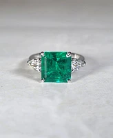 Украшение GRS GemResearch Swisslab  Кольцо с Изумрудом 3,99 ct. "Muzo Green" Colombia   