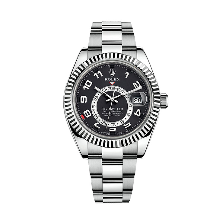 Часы Rolex  Sky-Dweller White Gold Black Dial  326939