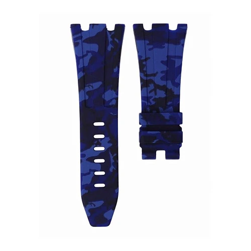 Часовой ремешок Audemars Piguet  Ремешок Для Часов Blue Camo Ap Diver 42Mm Strap  