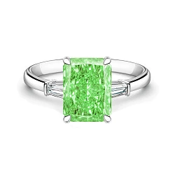 GIA Кольцо с бриллиантом 5,01 ct. FBGY/Si1