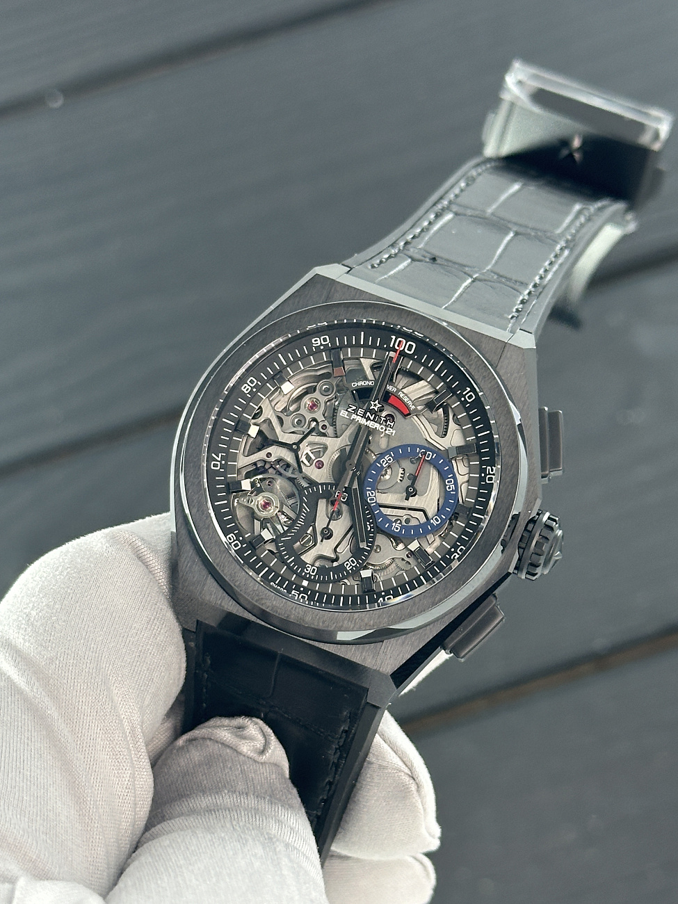 Часы Zenith  Defy El Primero 21 Black Ceramic   97.9001.9004/81.R946