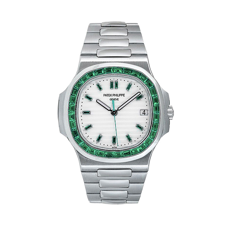 Часы Patek Philippe  Customised Nautilus Green Emerald  5711FIX