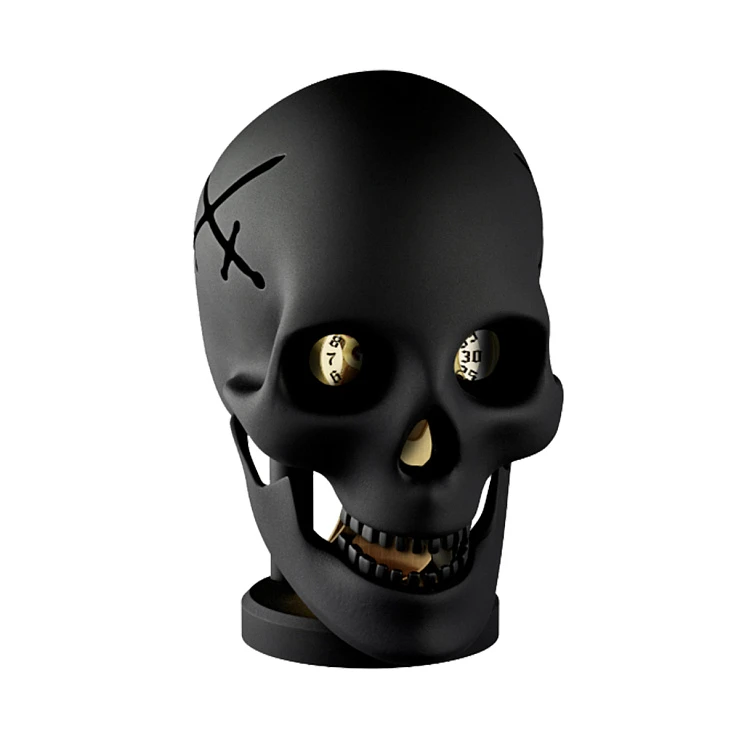 Настоольные часы L'epee  Настольные Часы Requiem Skull  76.6003/200