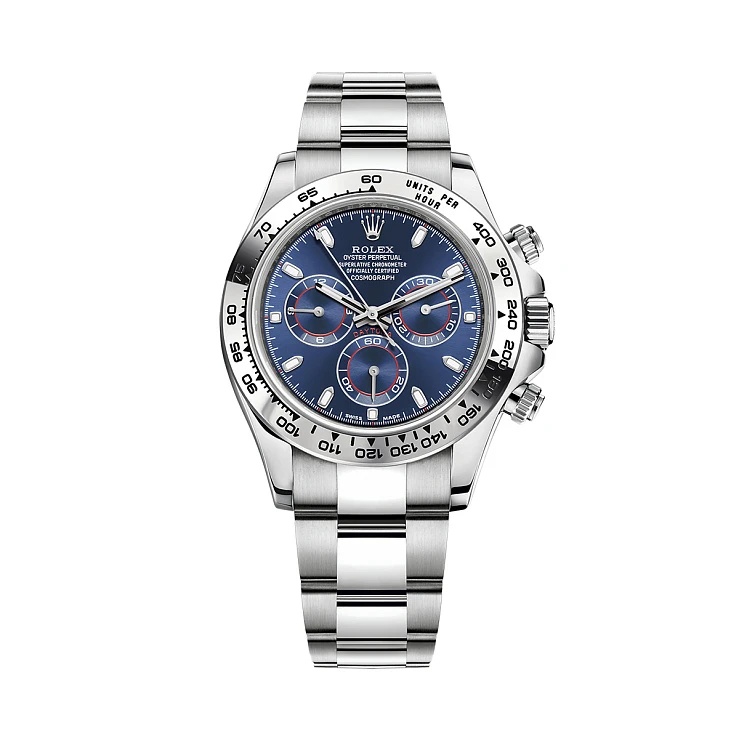 Часы Rolex  Новые В Пленках Cosmograph Daytona White Gold Blue Dial  116509-0071