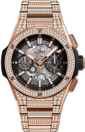 Заказать Hublot  Big Bang Integral King Gold Pave 42 Мм  451.OX.1180.OX.3704