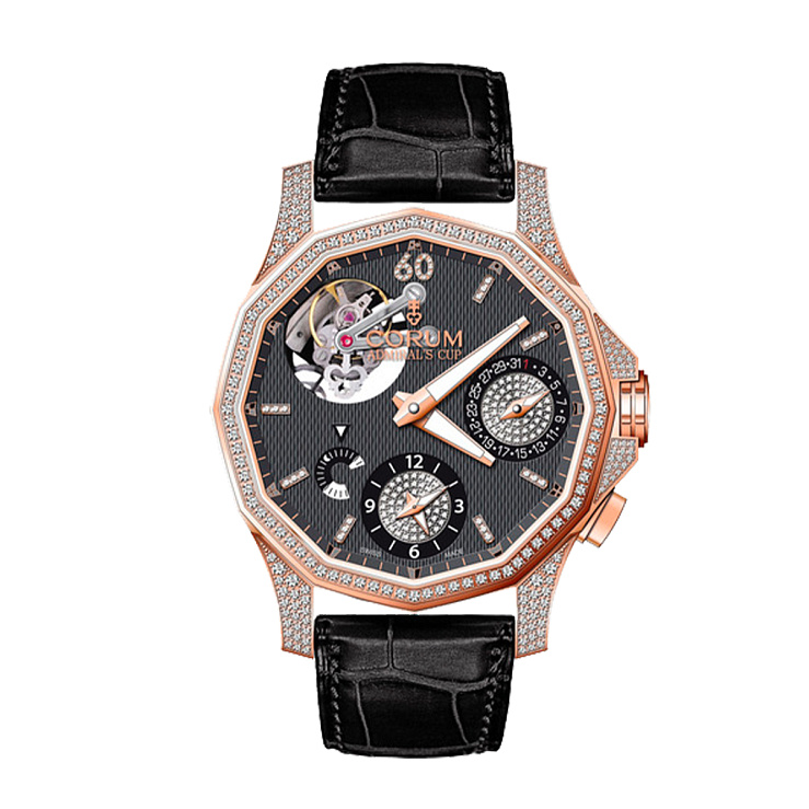 Часы Corum  Admirals Cup Rose Gold Tourbillon Gmt Limited Edition  397.551.85/0001 AK12