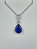 Украшение GRS GemResearch Swisslab  Колье с сапфиром 7,24 ct.   