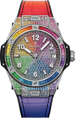 Заказать Hublot  Big Bang One Click Steel Rainbow  465.SX.9900.LR.0999