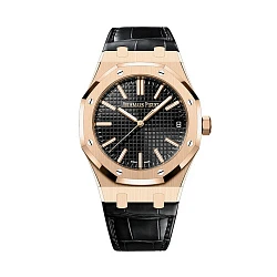 Audemars Piguet Royal Oak Selfwinding Rose Gold Black Dial