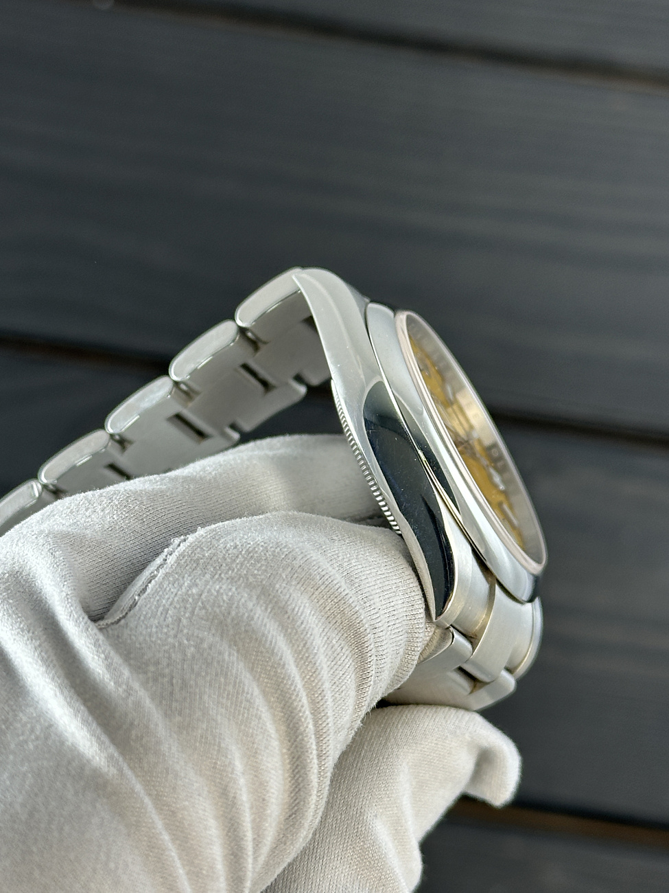 Часы Rolex  Oyster Perpetual 41 Mm Yellow Dial  124300