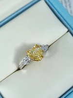 Украшение GIA  Кольцо с бриллиантом 2,01 ct. Fancy Yellow/VS2   
