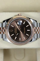 Часы Rolex  Datejust 41 mm Steel Rose Gold Chocolate Dial  126331