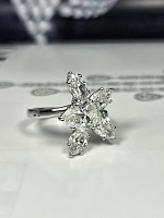 Украшение GIA  Кольцо Cluster Diamond Ring 3,75 ct. H/VS1   