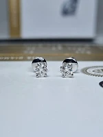 Украшение GIA  Серьги 0,30/0,32 сt. I/VS2 (Round Diamonds)   