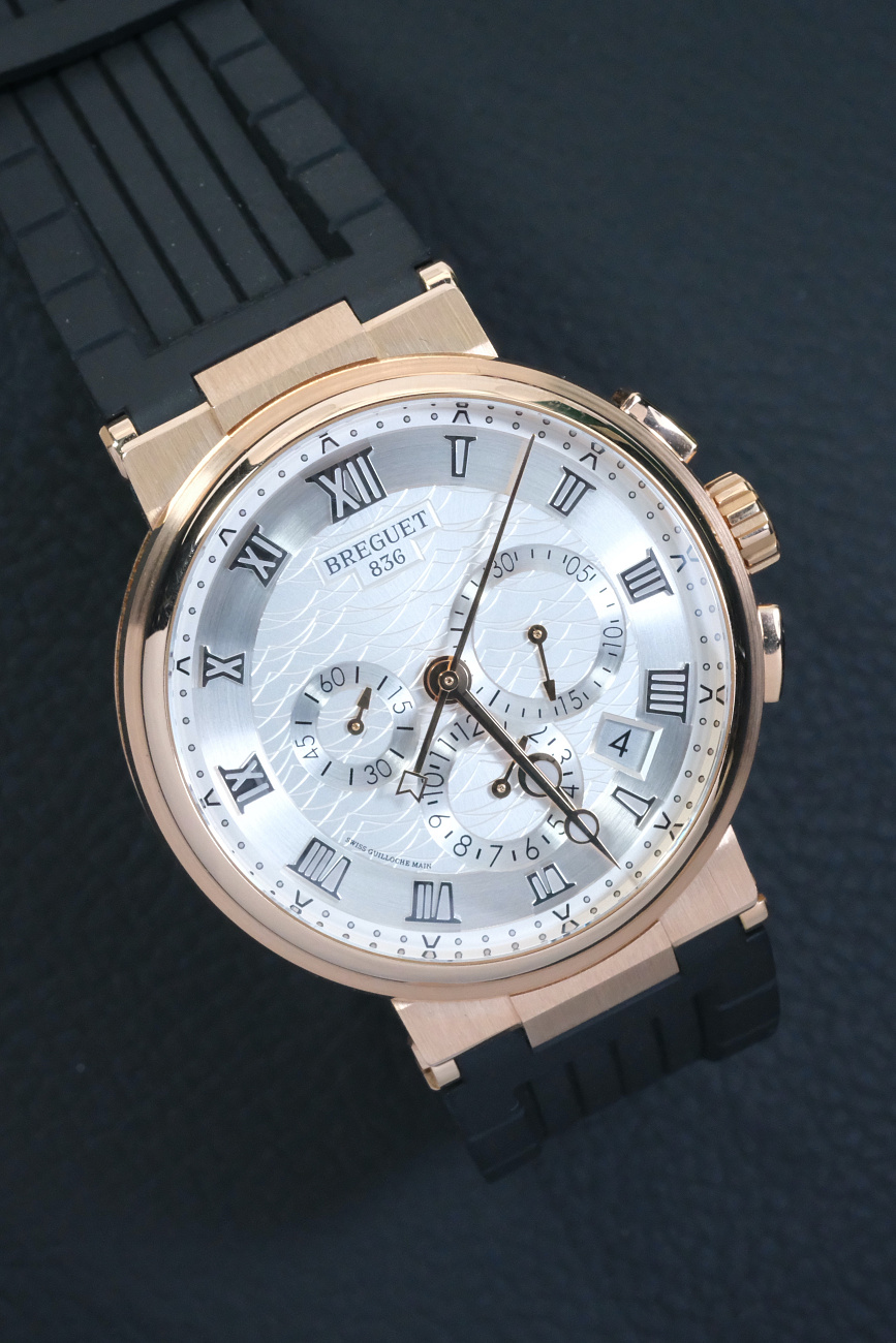 Часы Breguet  Marine Chronograph Rose Gold  5527BR