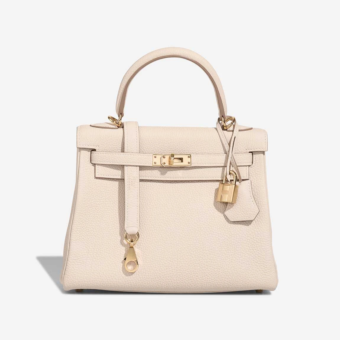 Сумки и аксессуары Hermes  Hermès Kelly 25 Togo Craie  K25