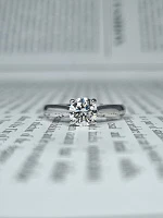 Украшение GIA  Кольцо 0,88 ct. H/VS2 (3 Excellent)   