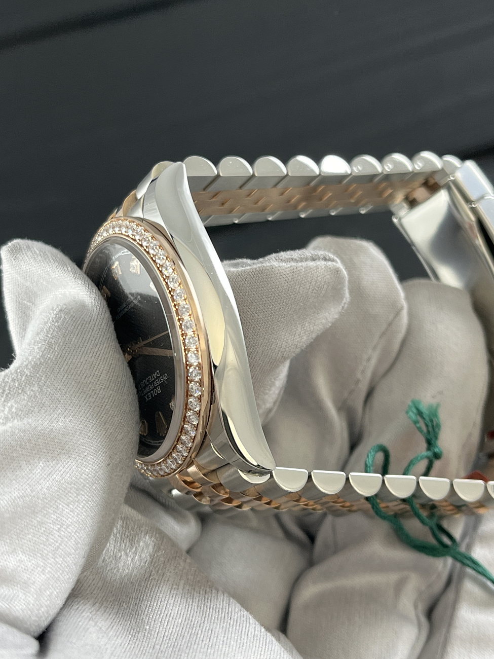 Часы Rolex  - Oyster Perpetual Datejust 36 Mm Everose Rolesor Diamonds  126281RBR