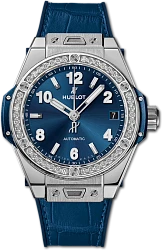 Hublot Big Bang One Click Steel Blue Diamonds