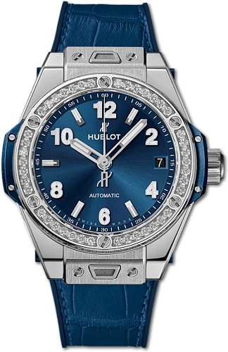 Заказать Hublot  Big Bang One Click Steel Blue Diamonds  465.SX.7170.LR.1204
