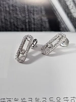 Украшение Messika  Move Uno Diamond Pavé Earrings  12183-WG 