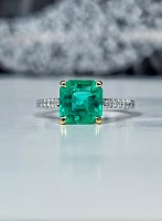 Украшение No Name  Кольцо с изумрудом 1,96 ct. Colombia   