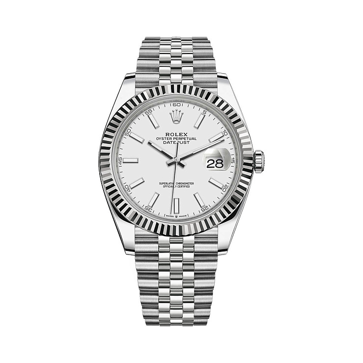 Часы Rolex  Datejust 41Mm White Dial  126334