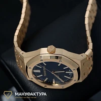 Часы Audemars Piguet  Royal Oak Selfwinding 50Th Anniversary Rose Gold Blue Dial  15510OR.OO.D315CR.01 