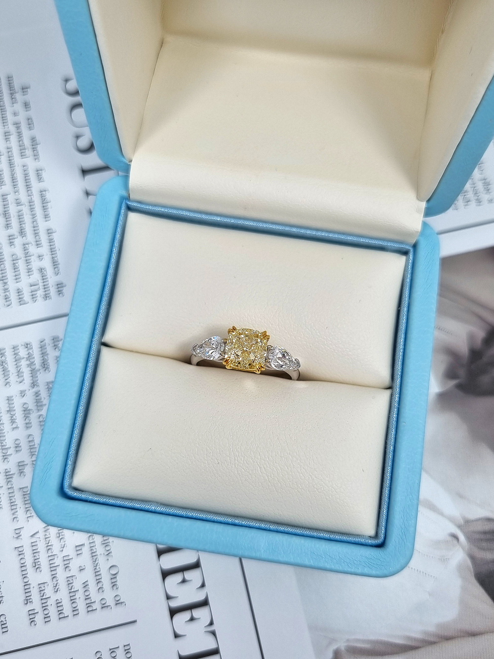 Украшение NO NAME  Кольцо С Бриллиантом 2,05 Ct. U To V/Vvs1   