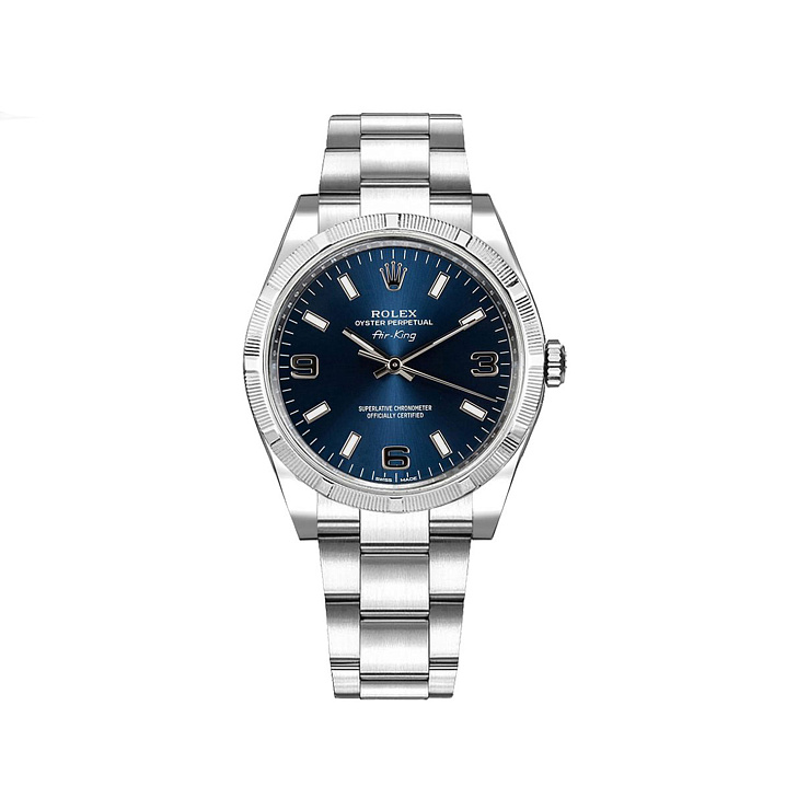 Часы Rolex  Oyster Perpetual Air-King Blue Dial  114210