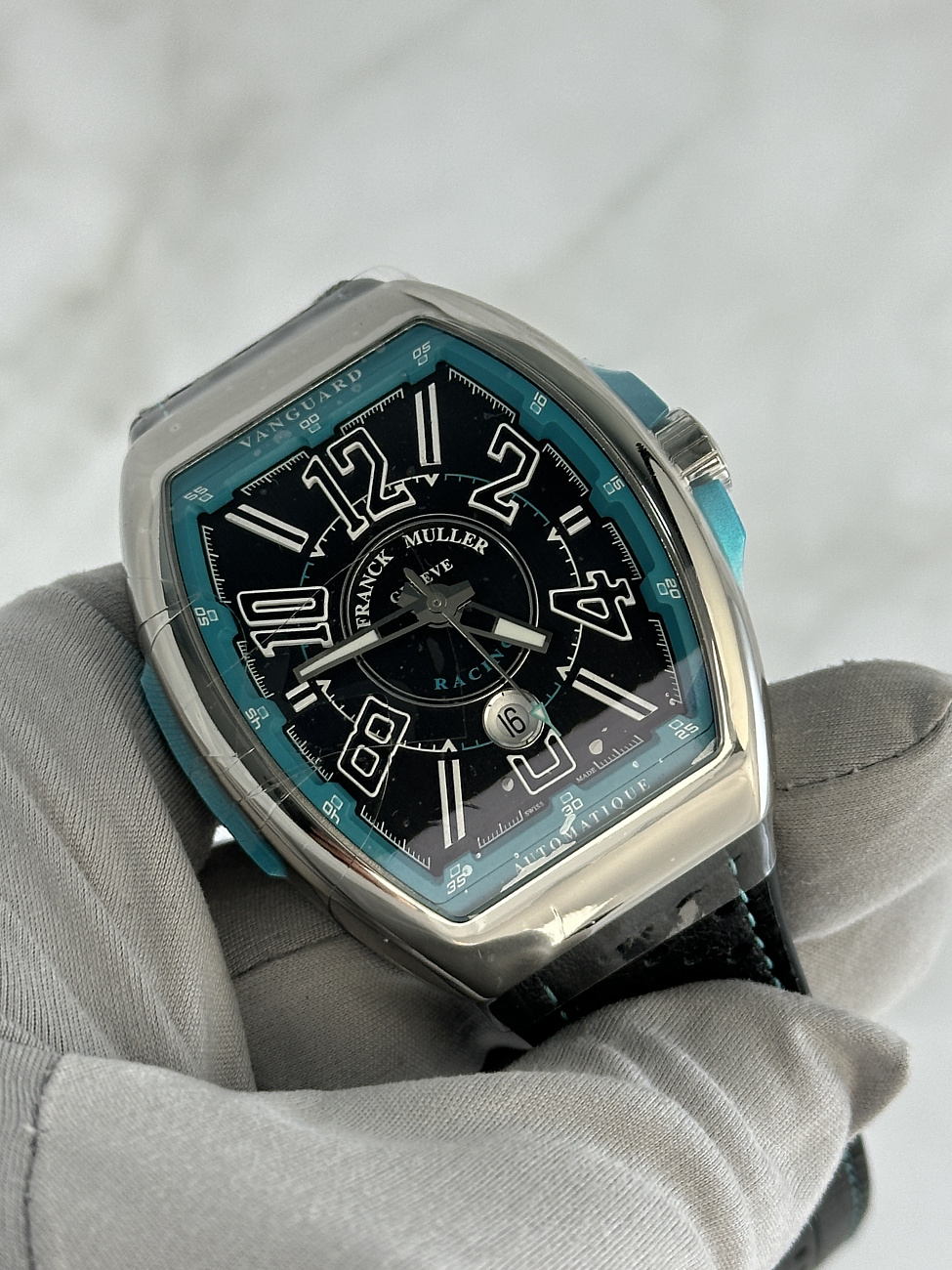 Часы Franck Muller  Vanguard Racing Black And Tiffany  V45SCDTRCGACTU
