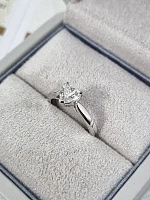 Украшение GIA  Кольцо С Бриллиантом 1,01 Ct. H/Vs2   