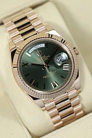 Часы Rolex  Day-Date Rose Gold Olive Dial  228235