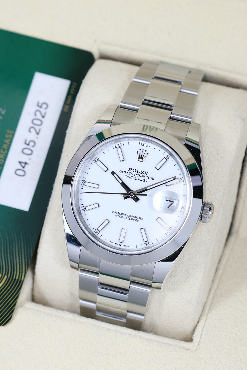Часы Rolex  Oyster Perpetual Datejust Ii 41Mm White Dial  126300