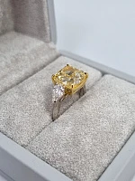 Украшение GIA  Кольцо С Бриллиантом 7,50 Ct. Fby/Si1   