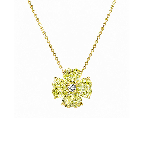 Украшение GIA  Подвеска с бриллиантами 4,18 ct.   