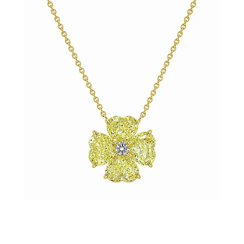Украшение GIA  Подвеска с бриллиантами 4,18 ct.   