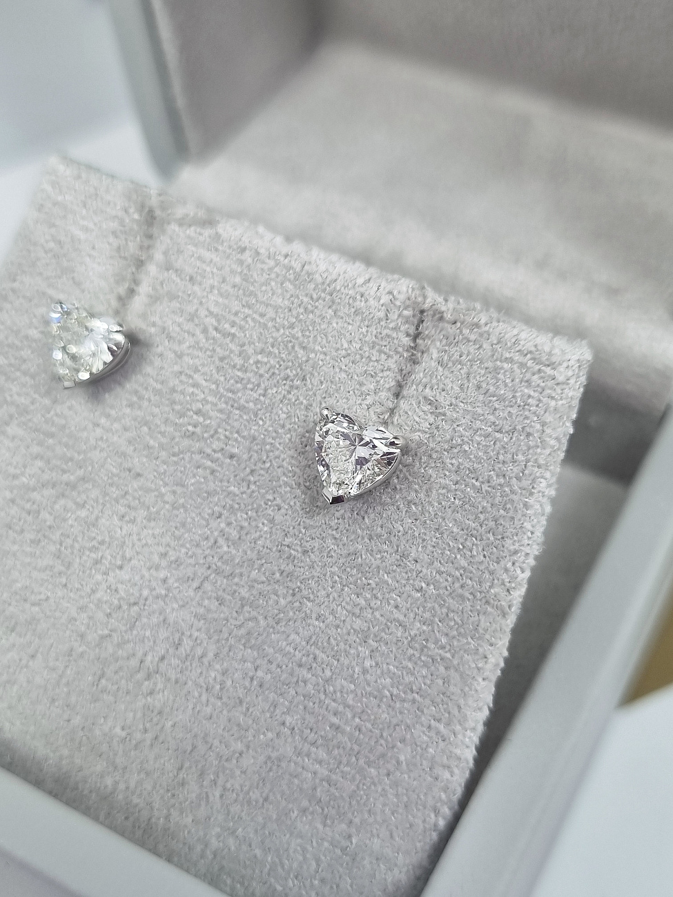 Украшение NO NAME  Серьги С Бриллиантами 0,70/0,71 Ct. H/Vvs2   