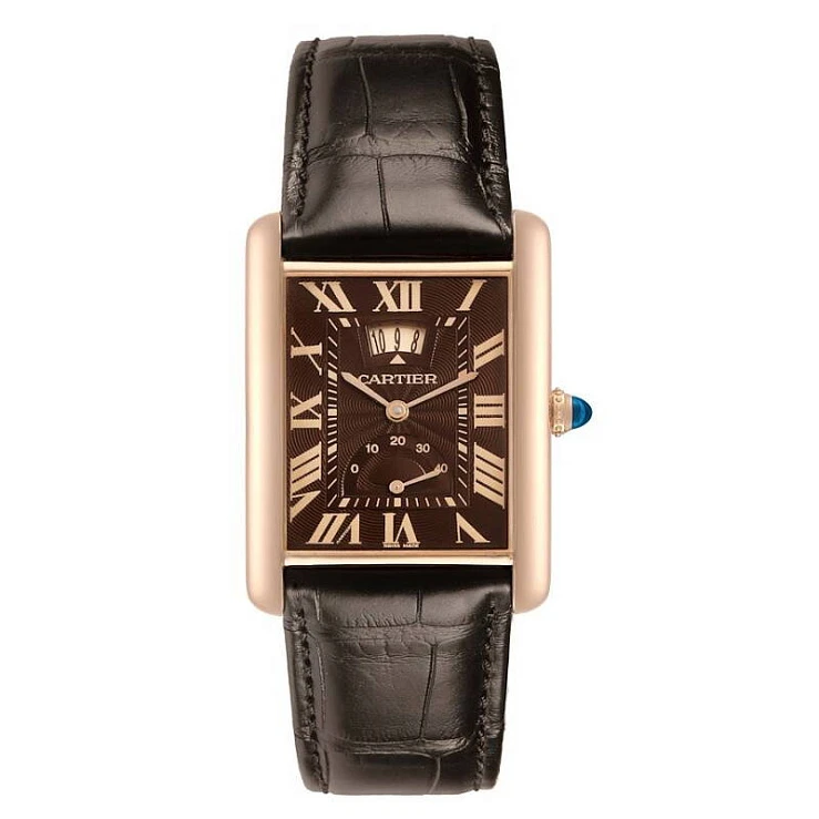 Часы Cartier  Tank Louis XL 38mm Rose Gold Date and Power Reserve  W1560002