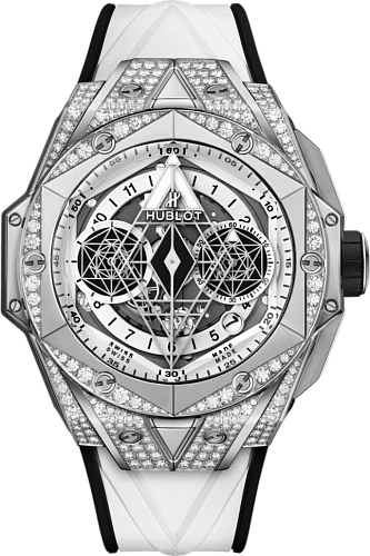 Заказать Hublot  Big Bang Sang Bleu Ii Titanium White Pave  418.NX.2001.RX.1604.MXM20