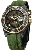 Часы DiW  Gmt Carbon Military 2021  Speedster GMT