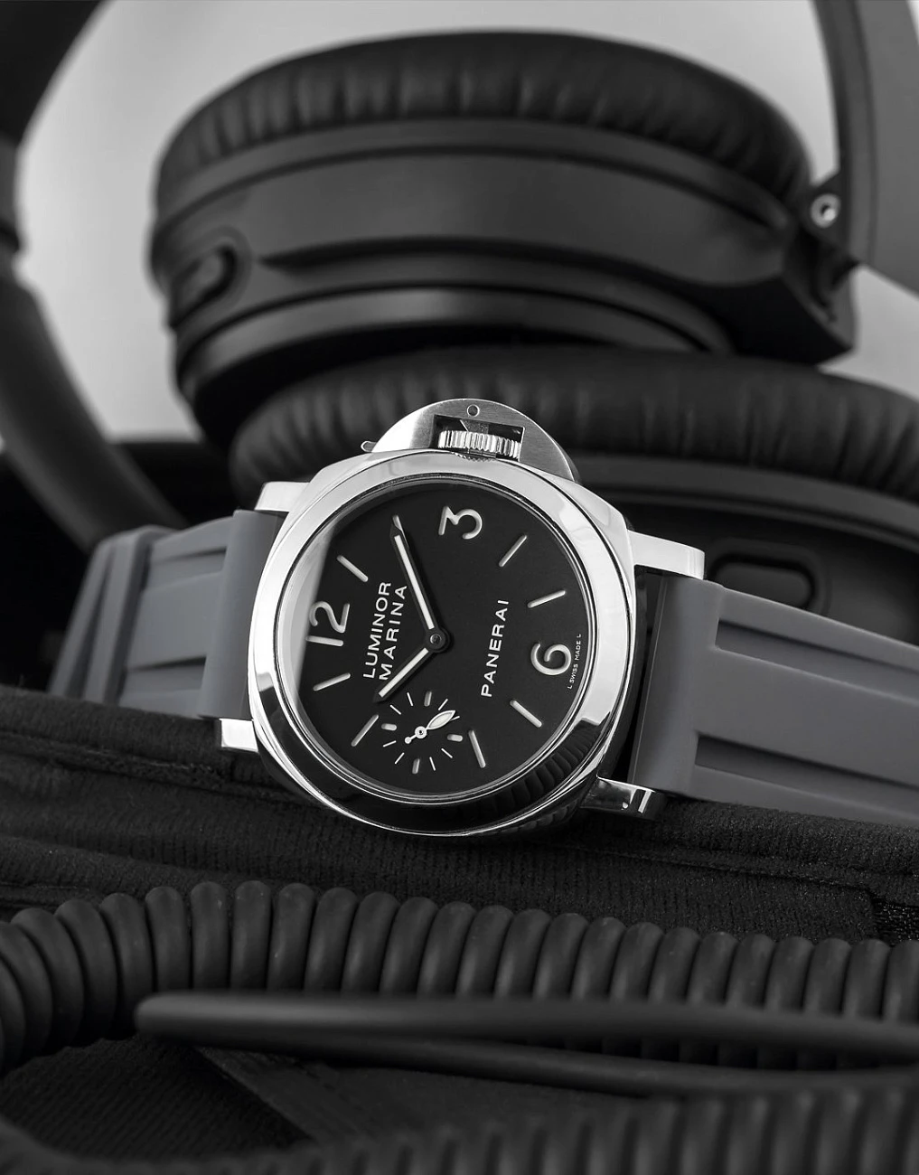 Часовой ремешок Horus Straps  Ремешок Для Часов Panerai Grey 44Mm Strap  