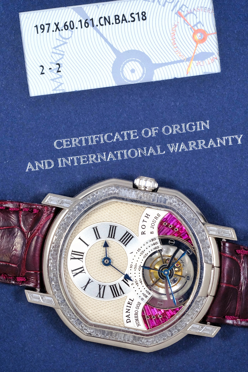 Часы Daniel Roth  8-Day Double Face Tourbillon Ruby  197.X.60