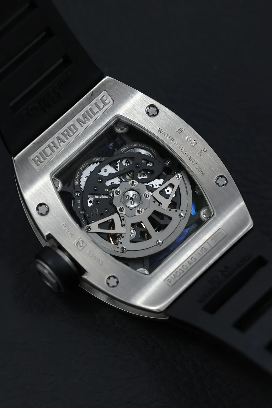Часы Richard Mille  RM 010 Skeletonized Automatic White Gold  RM010-WG